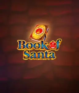 Experience the festive spirit with Book of Santa slot by Endorphina, showcasing an elegant golden book adorned with Santa's iconic image. This graphic conveys the warmth and excitement of Christmas, set against a softly glowing red background. Perfect for holiday season gaming, promising a charming escape. 